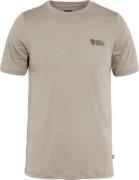 Fjällräven Men's Abisko Wool Logo Short Sleeve Light Fossil
