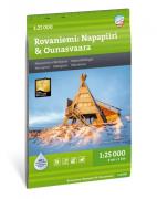 Calazo förlag Rovaniemi: Napapiiri & Ounasvaara 1:25 000 Topographic m...