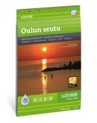 Calazo förlag Oulun Seutu 1:25 000 Topographic map