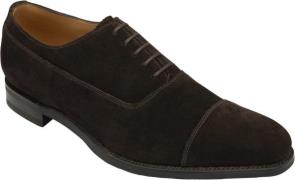 Loake Truman Dark Brown Suede Mand Dark Brown Business Sko Str 41 - ho...