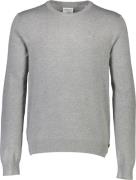 Lindbergh Ecovero L/S Oneck Knit Mand Grey Stone Mix Sweaters Str L - ...