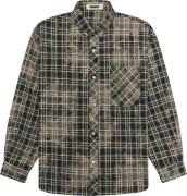 Woodbird Wbjong Check Shirt Mand Brown Langærmede Skjorter Str L - hos...