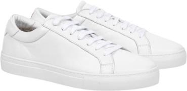 Les Deux Theodor Leather Sneaker Mand Hvid Sneakers Str 40 - Læder hos...