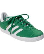 adidas Originals Gazelle J Green/ftwwht/gold Sneakers Str 38 - hos Mag...