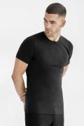 Bread & Boxers Crewneck 2-pack Mand Black Kortærmede T-shirts Str L - ...