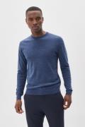 Matinique Margrate Merino Mand Vintage Blue Sweaters Str S Merino - ho...