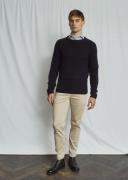 Bruun & Stengade BS Caspian Regular Fit Knitwear Mand Navy Sweaters St...