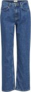 Object Objsava Ellen MW Straight Jeans NOO Kvinde Medium Blue Denim St...