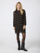 Neo Noir Petra Plissé Flower Dress Kvinde Black Korte Kjoler Str 38 - ...