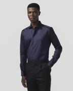 BARONS The Consultant 4. 0 | Navy | Contemporary fit Mand Navy Langærm...