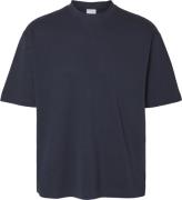 Selected Homme Slhlooseoscar SS Oneck TEE Noos Mand Sky Captain Kortær...