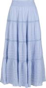 Neo Noir Felicia S Voile Skirt Kvinde Light Blue Maxi Nederdele Str 40...