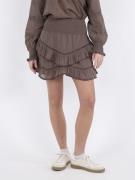 Neo Noir Ricki S Voile Skirt Kvinde Light Brown Korte Nederdele Str 40...