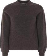 Soft Rebels Srallison Knit Kvinde Chocolate Plum Melange Sweaters Str ...