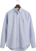 Gant REG Oxford Shirt Mand Light Blue Langærmede Skjorter Str L - hos ...