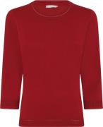 Micha BB Jumper_ BB Viscose Knit Kvinde Red Sweaters Str L - hos Magas...