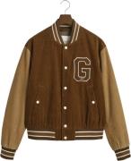 Gant Cord Varsity Jacket Mand Cacao Overgangsjakker Str L - hos Magasi...