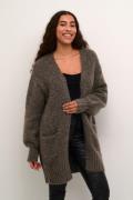 Kaffe Katrina Knit Cardigan Kvinde Major Brown Melange Cardigans Str M...