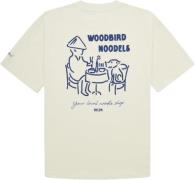 Woodbird Wbbalo Noodle Tee Mand Off White Kortærmede T-shirts Str L - ...