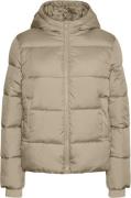 Pieces Pcbee NEW Short Puffer Jacket Noos Kvinde Sølv Overgangsjakker ...