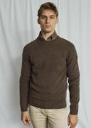 Bruun & Stengade BS Caspian Regular Fit Knitwear Mand Brown Sweaters S...