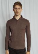 Bruun & Stengade BS Pelle Regular Fit Knitwear Mand Brown Sweaters Str...