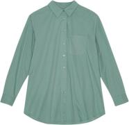 Moshi Moshi Mind Gaia Shirt Poplin Kvinde Aqua Green Langærmede Skjort...