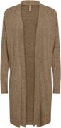 soyaconcept Scbiara 2 Cardigan Camel Kvinde 98404 Camel Cardigans Str ...