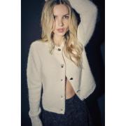 A-VIEW Audrey Knit Cardigan Kvinde Off White Cardigans Str XS - hos Ma...