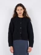 Neo Noir Selda Cable Soft Knit Cardigan Kvinde Black Cardigans Str 38 ...