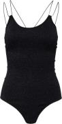 Selected Femme Slfkimmi SL Glitter Body B Kvinde Sort Toppe Str S/M - ...