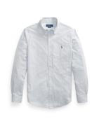 Polo Ralph Lauren Slim Fit Oxford Sport Shirt Mand Blå/hvid Langærmede...