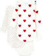 Petit Bateau 3 Bodies US ML Varian18m Str 3M - Variante 1 Langærmede B...