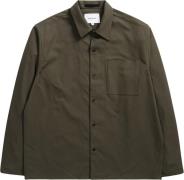 Norse Projects Carsten Solotex Twill Shirt LS Mand Beach Green Langærm...