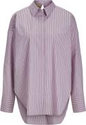 JJXX Jxmagna Shirt WVN Kvinde Moonlite Mauve/stripes Langærmede Skjort...