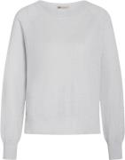 PBO Bekka Knit Sweater Kvinde Silver Sweaters Str L - hos Magasin