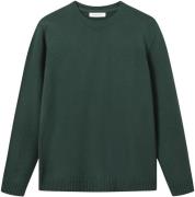 Wood Wood Beckett Lambswool Jumper Mand Midori Green Sweaters Str L - ...