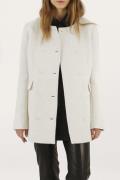 Designers Remix Amalia Long Jacket Kvinde Sand Overgangsjakker Str 40 ...