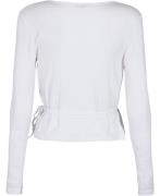 Envii Enally LS VN TEE 5314 Kvinde White Langærmede T-shirts Str L - h...