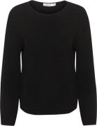 Soaked in Luxury Slindianna Pullover LS Kvinde Black Sweaters Loose Fi...