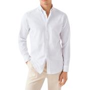 ETON White Royal Oxford Shirt Slim Fit Mand Hvid Langærmede Skjorter S...