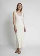 Bruun & Stengade BS Desiree Skirt Kvinde Off White Maxi Nederdele Str ...