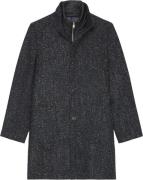 Marc O’Polo Coat, Rwswool, Windshield, Stand-u Kvinde Dark Navy Overga...