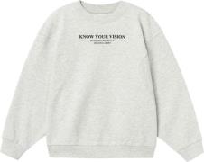 Name It Nkfnakonni LS RLX Sweat BRU Str 116 - Grå Sweatshirts hos Maga...