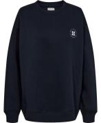 Sofie Schnoor Sweatshirt Kvinde Dark Blue Sweaters Str L - hos Magasin