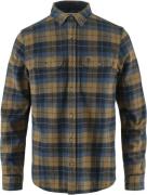 Fjällräven Singi Heavy Flannel Shirt M Mand Chalk White-dark Navy Lang...