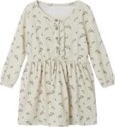 Lil' Atelier Nmfgio LS Dress LIL Str 92 - Birch/berries Kjoler hos Mag...