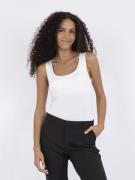 Neo Noir Sophia Jersey Top Kvinde Off White Tanktoppe Str 40 - hos Mag...