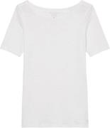 Marc O’Polo Tshirt, Short-sleeve, Boat-neck Kvinde White Kortærmede T-...