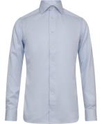 ETON Semi Solid Signature Twill Shirt, L Mand Lyseblå Langærmede Skjor...